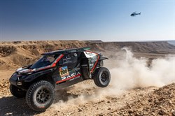 Al-Attiyah wint etappe 9, Al Rajhi nieuwe leider